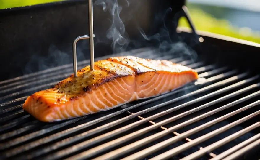 Grillad lax - Bästa innertemperaturen för saftig fisk